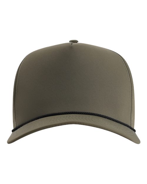 The Wrightson Cap - Olive Green/ Black Front