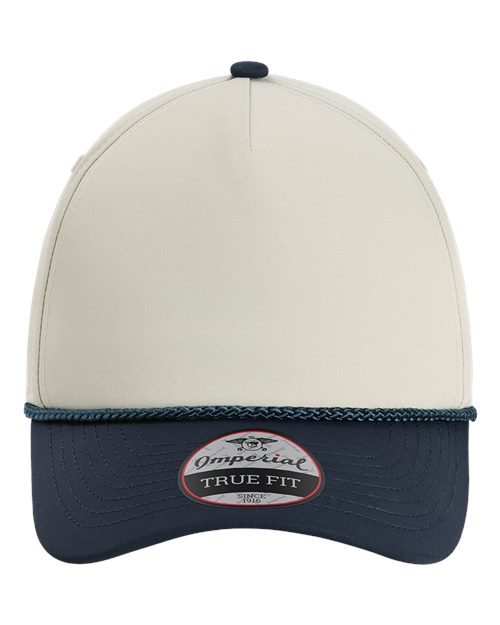 The Wrightson Cap - Putty/ Navy/ Navy Front