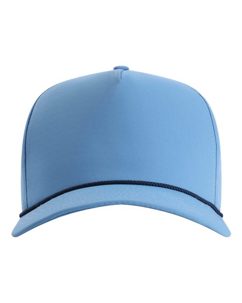 The Wrightson Cap - Powder Blue/ Navy Front