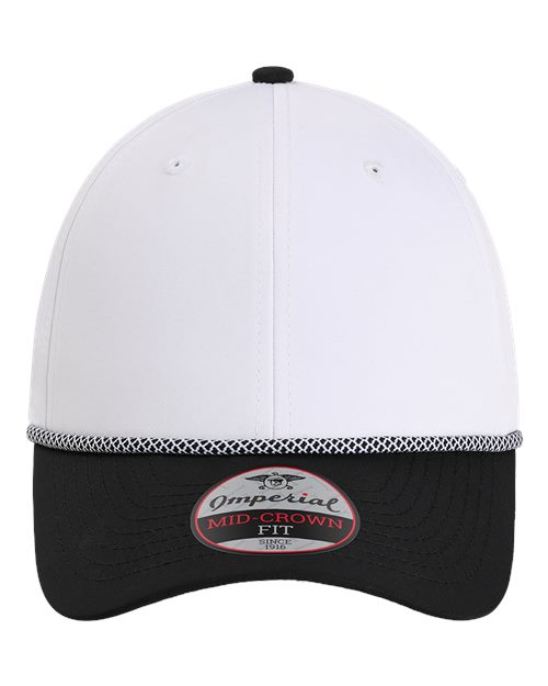 The Wingman Cap - White/ Black/ Black/ White Front