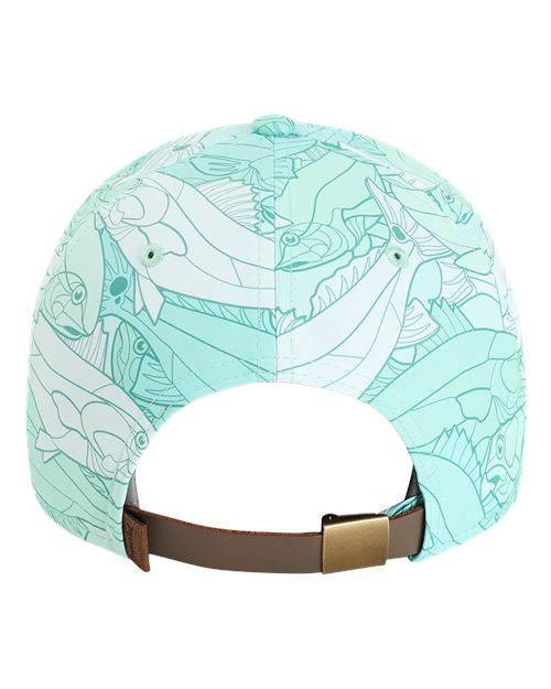 The Golden Hour Cap - Aqua Back