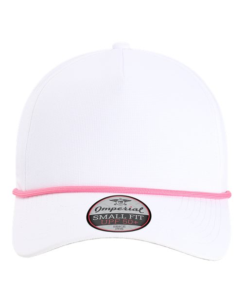 The Corral Cap - White/ Hot Pink Front