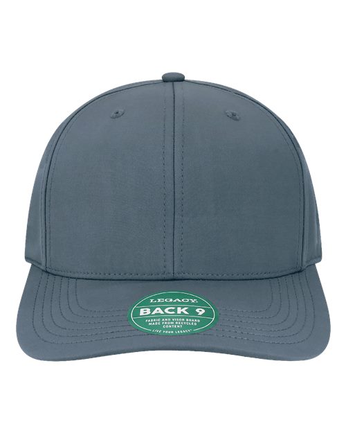 Back Nine Cap - Sea Blue Front