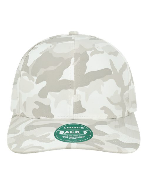 Back Nine Cap - Snow Camo Front