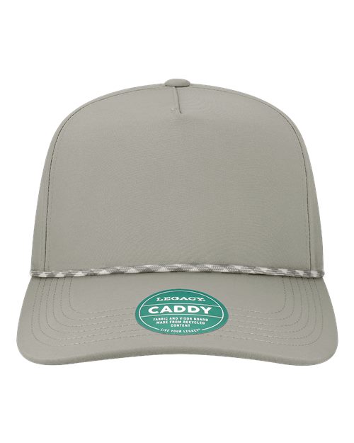 The Caddy Rope Adjustable Cap - Grey Front