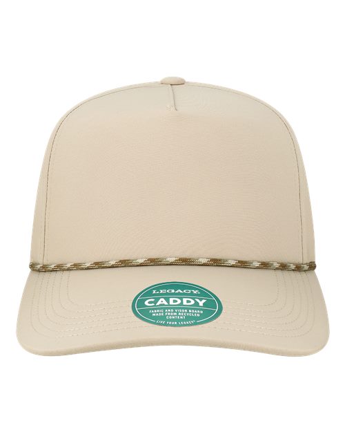 The Caddy Rope Adjustable Cap - Stone Front