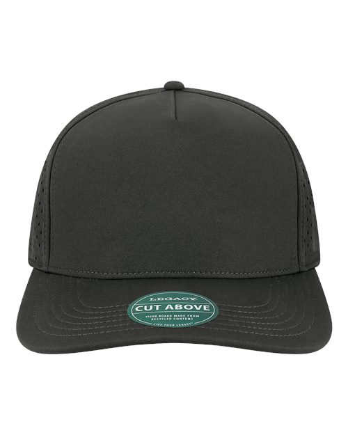 The Cut Above Cap - Black Front