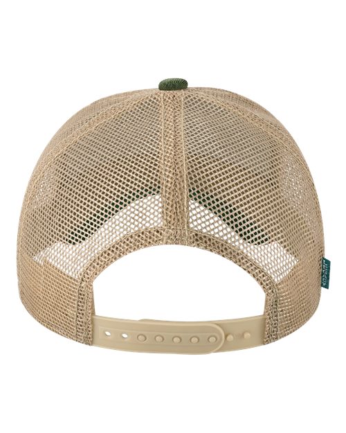 Old Favorite Five-Panel Trucker Cap - Deep Forest Back
