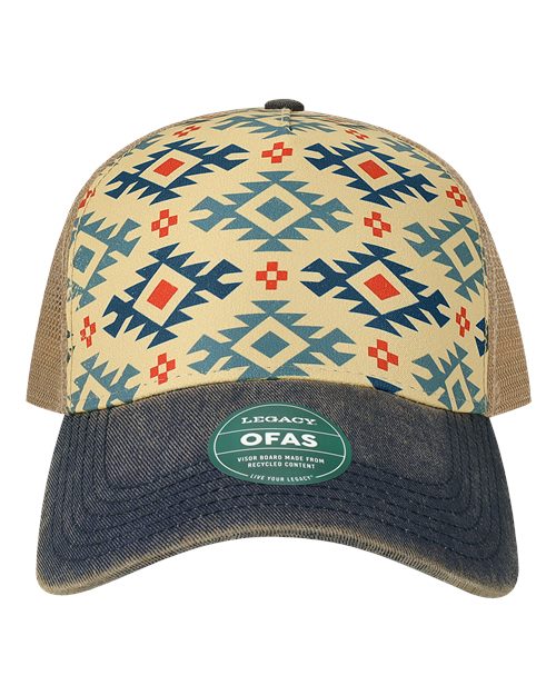 Old Favorite Five-Panel Trucker Cap - Navaho Front