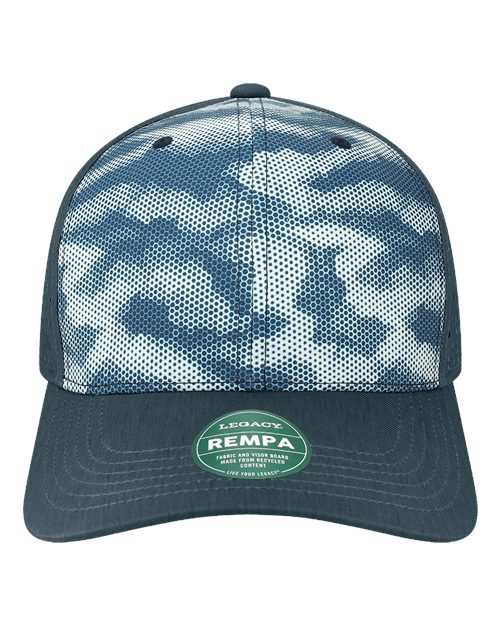 Reclaim Mid-Pro Adjustable Cap - Navy Camo Dots Front