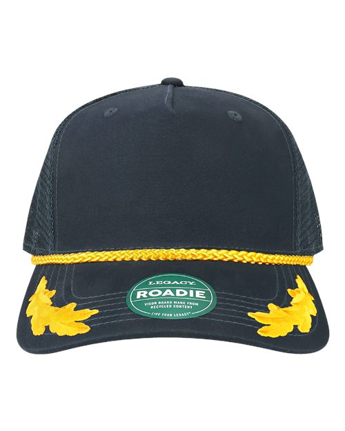 Five-Panel Adjustable Cap - Navy Admiral Front
