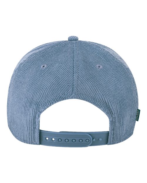 Five-Panel Adjustable Cap - Ocean Corduroy Back