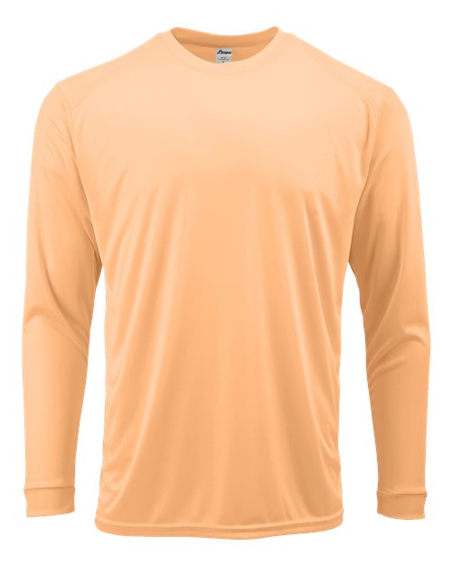 Youth Long Islander Performance Long Sleeve T-Shirt - Coral Front