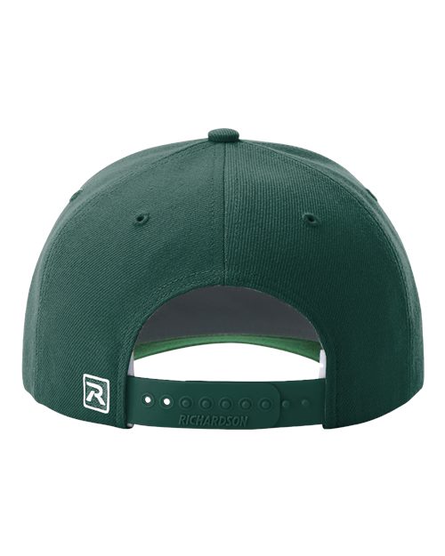 Surge Snapback Cap - Dark Green Back