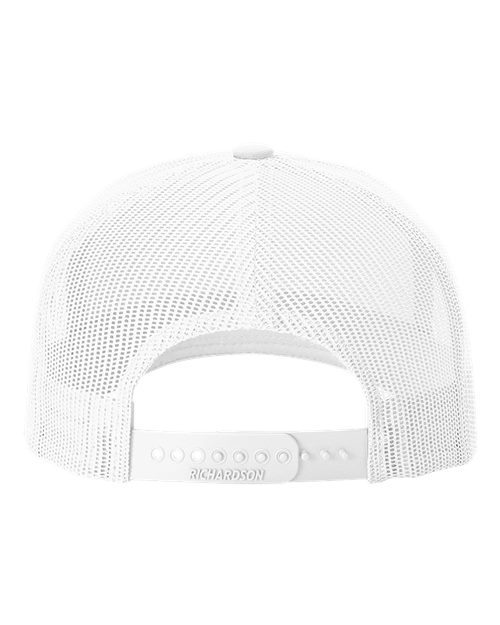 Five-Panel Trucker Cap - White Back
