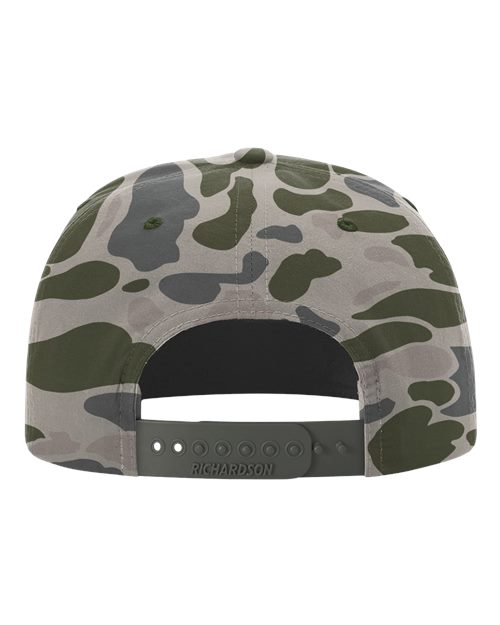 Printed Umpqua Gramps Cap - Marsh Duck Camo/ Olive Green Back