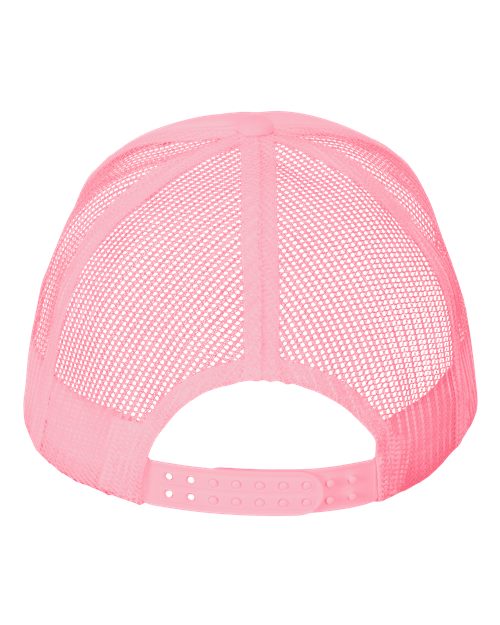 Foam Mesh-Back Trucker Cap - Pink Back