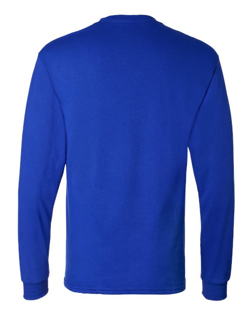 Essential-T Long Sleeve T-Shirt - Athletic Royal Back