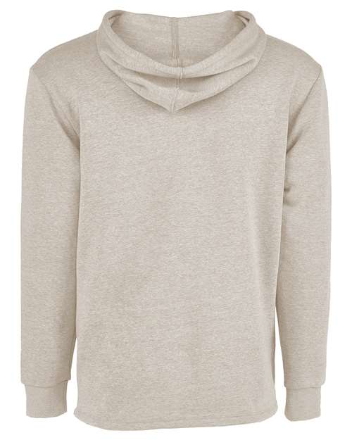 Unisex Malibu Welt Pocket Hoodie Sweatshirt - Oatmeal Back
