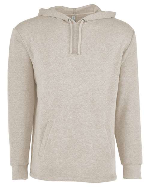 Unisex Malibu Welt Pocket Hoodie Sweatshirt - Oatmeal Front