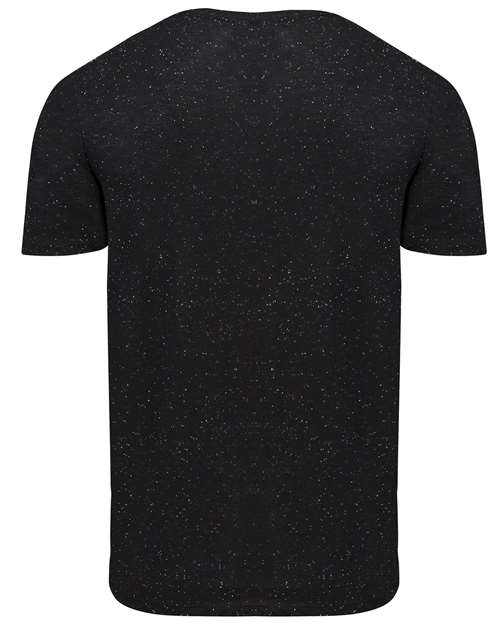 Men's Triblend Fleck T-Shirt - Black Fleck Back