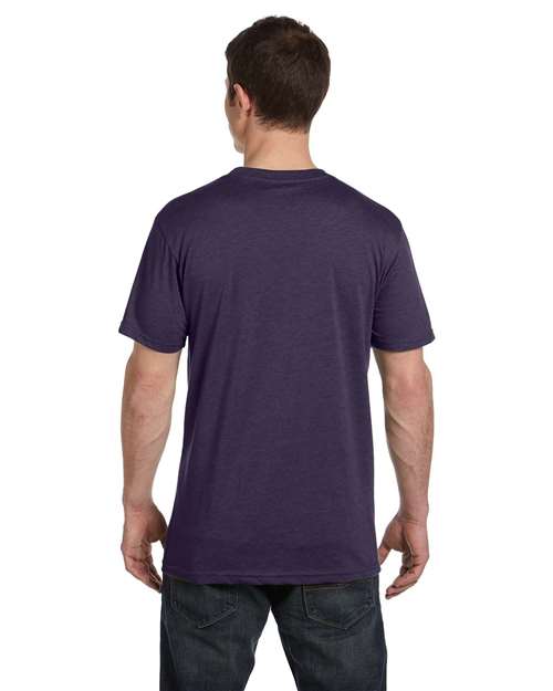 Unisex Eco Blend T-Shirt - Eggplant Back