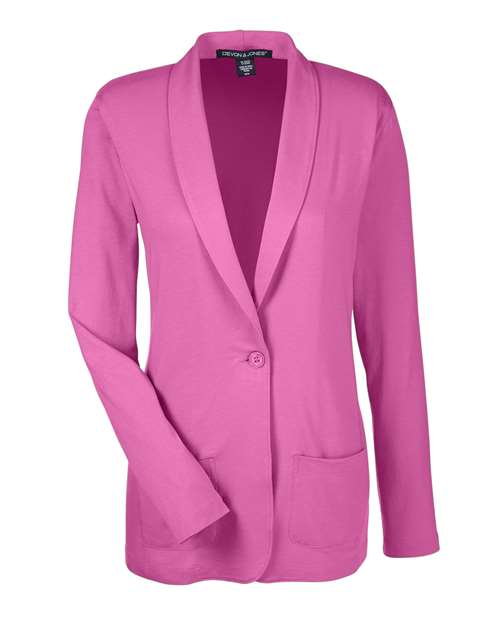 Women's Perfect Fit™ Shawl Collar Cardigan - Charity Pink Front