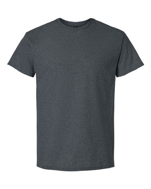 Gildan Unisex Light Cotton T-Shirt - Dark Heather Front