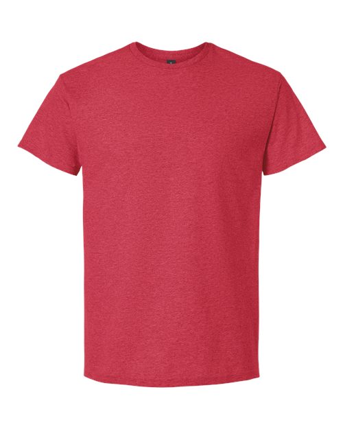 Gildan Unisex Light Cotton T-Shirt - Heather Red Front