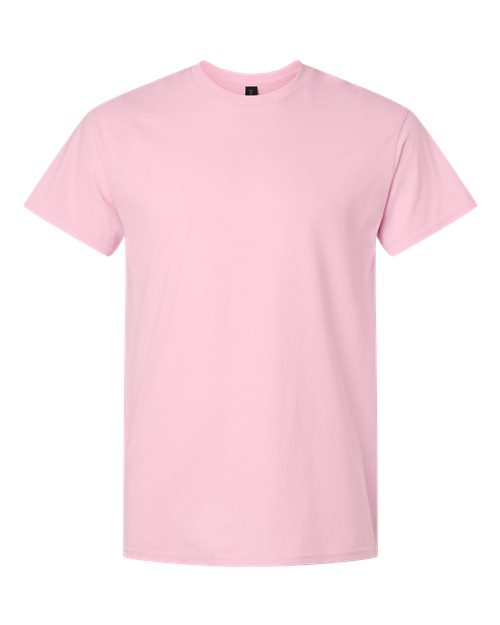Gildan Unisex Light Cotton T-Shirt - Light Pink Front
