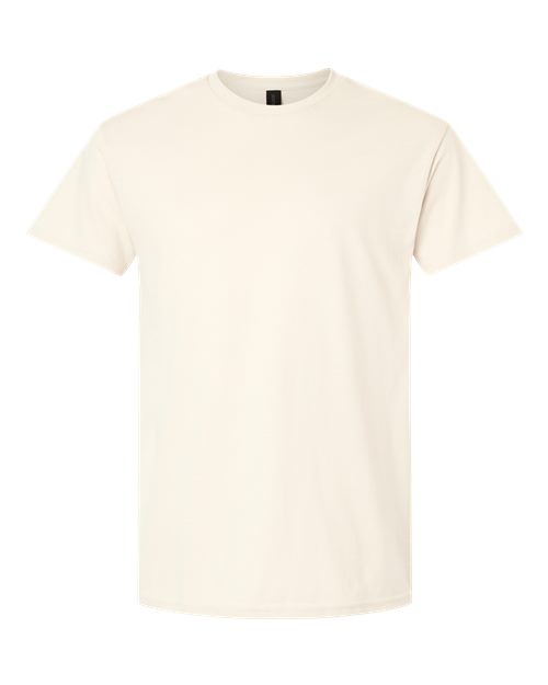 Gildan Unisex Light Cotton T-Shirt - Natural Front