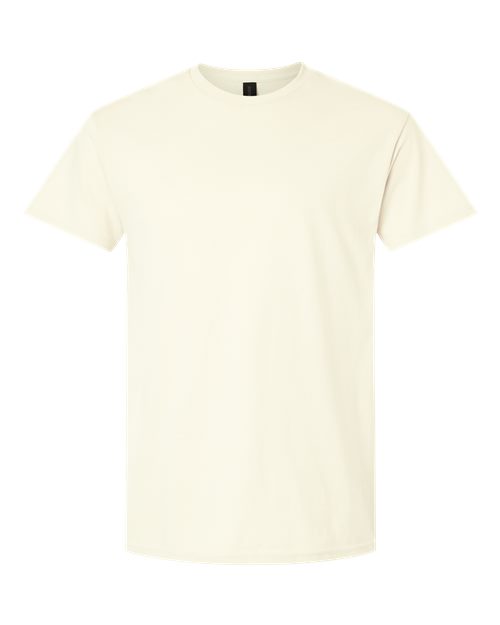 Gildan Unisex Light Cotton T-Shirt - Off White Front