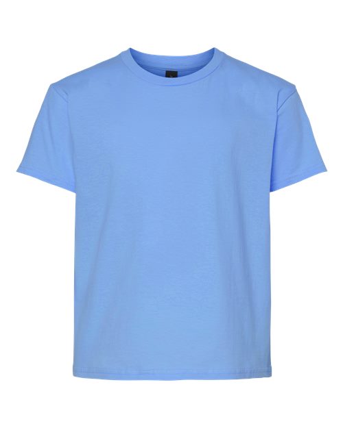 Gildan Youth Light Cotton T-Shirt - Carolina Blue Front