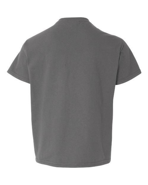 Youth Light Cotton T-Shirt - Charcoal Back