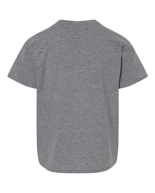 Youth Light Cotton T-Shirt - Graphite Heather Back