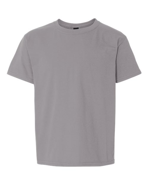 Youth Light Cotton T-Shirt - Gravel Front