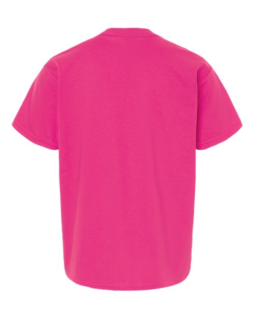 Youth Light Cotton T-Shirt - Heliconia Back
