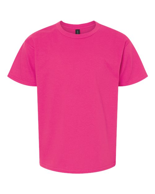 Youth Light Cotton T-Shirt - Heliconia Front