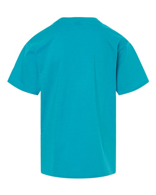 Youth Light Cotton T-Shirt - Tropical Blue Back