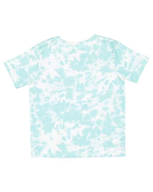 Toddler Fine Jersey Tee - Extended Colors - Island Tie Dye Back