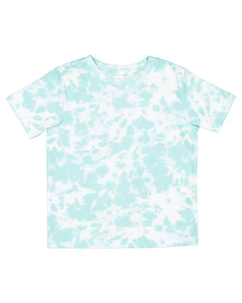 Toddler Fine Jersey Tee - Extended Colors - Island Tie Dye Front