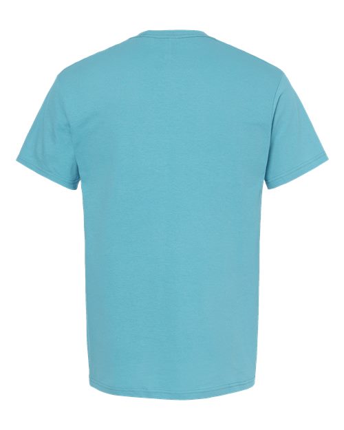 Men's Gold Soft Touch T-Shirt - Diving Blue Back