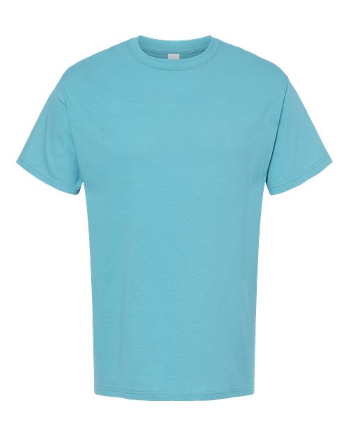 Men's Gold Soft Touch T-Shirt - Diving Blue Front