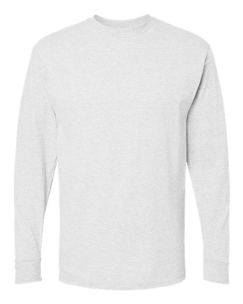 Unisex Gold Soft Touch Long Sleeve T-Shirt - Ash Front
