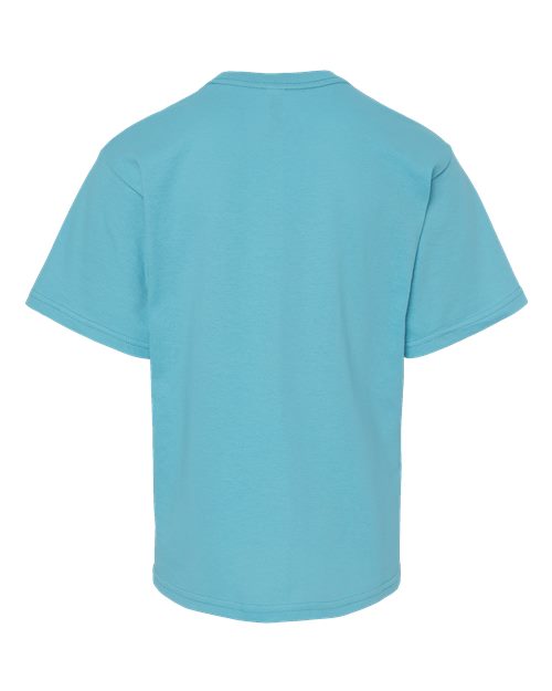 Youth Gold Soft Touch T-Shirt - Diving Blue Back