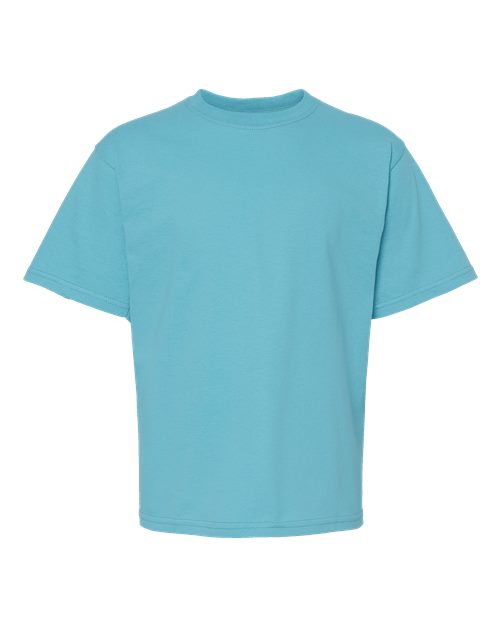 Youth Gold Soft Touch T-Shirt - Diving Blue Front