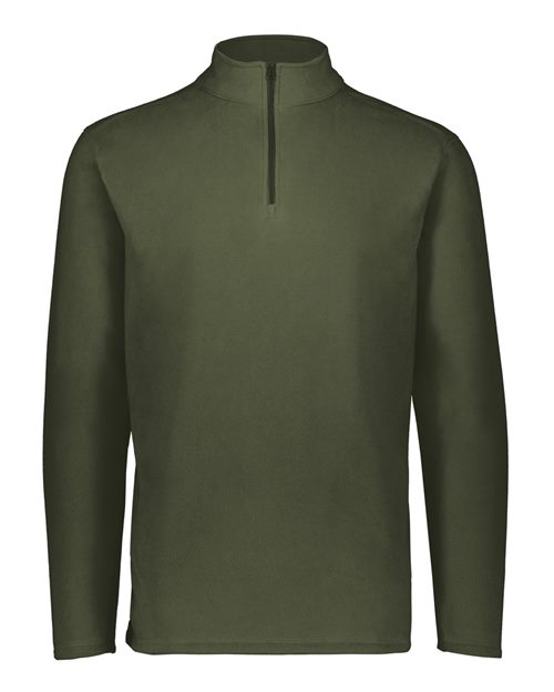 Unisex Eco Revive™ Micro-Lite Fleece Quarter-Zip Pullover - Olive Front
