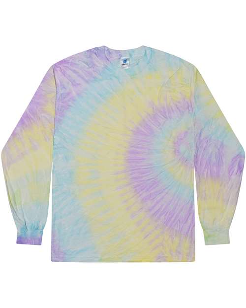 Youth Tie-Dyed Long Sleeve T-Shirt - Mystique Front