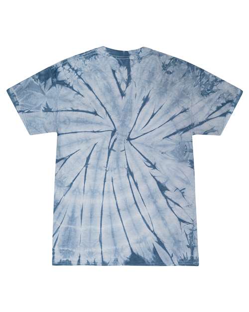 Youth Multi-Color Tie-Dyed T-Shirt - Spider Denim Back