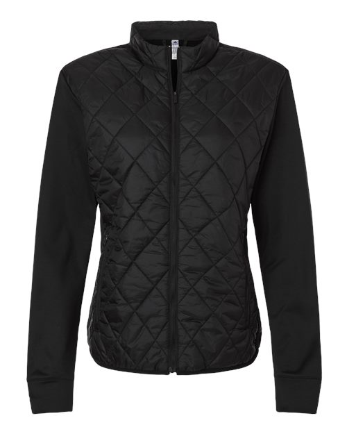 Women's Ultimate Quilted Full-Zip Jacket - Black Front